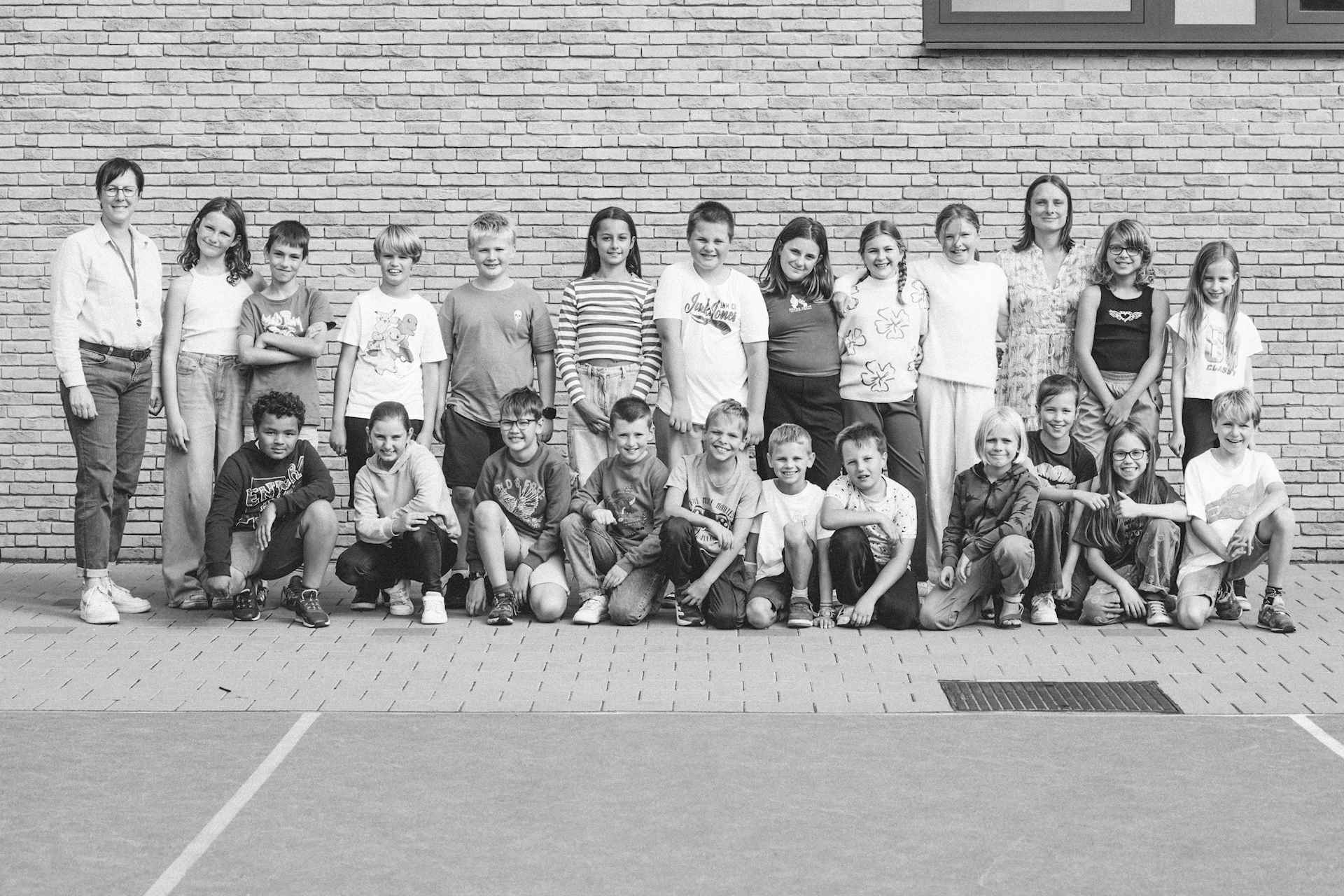 De vijfde klas van juf Lien en juf Eva