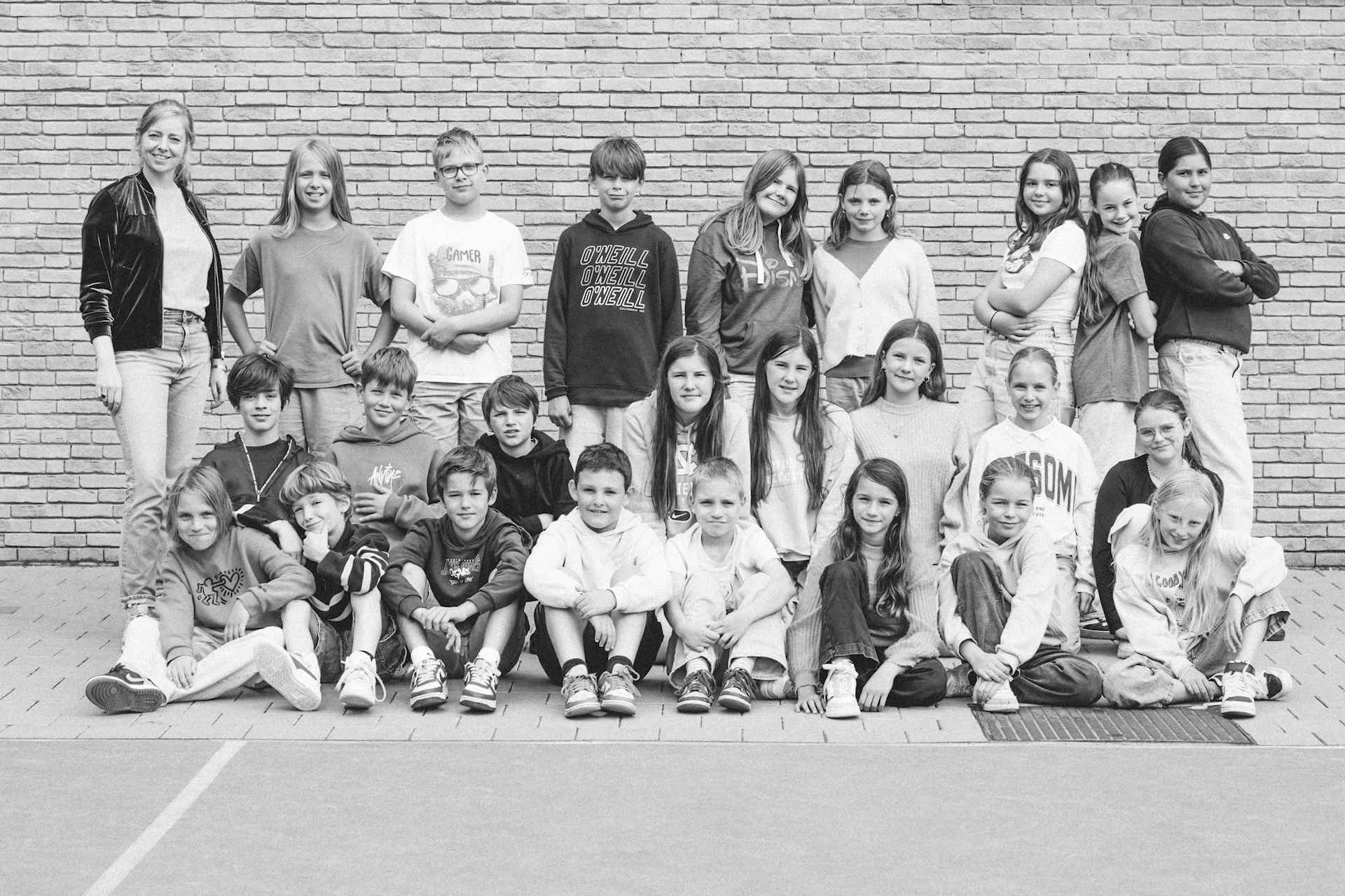 De zesde klas van juf Elien