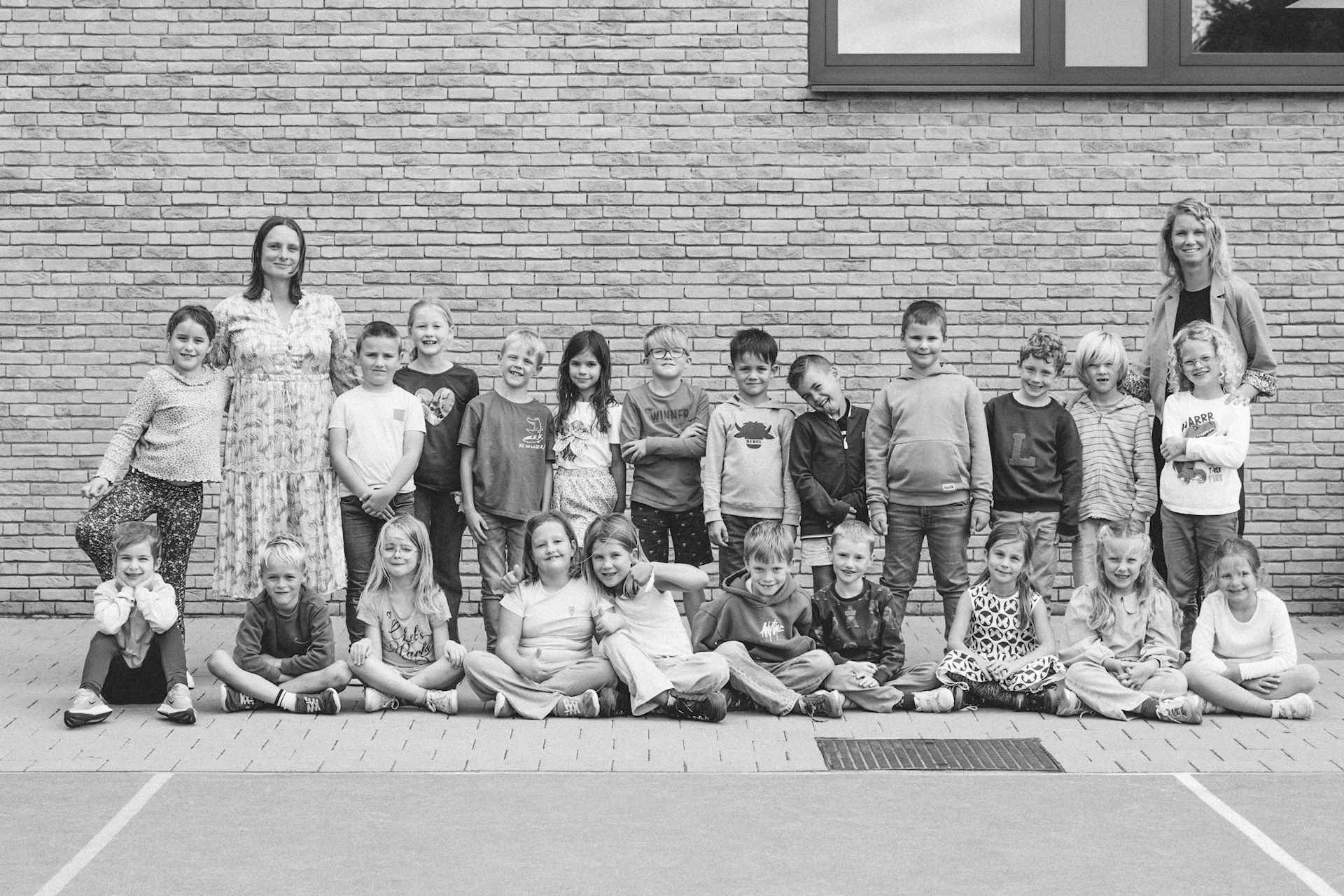 De tweede klas van Juf Lien